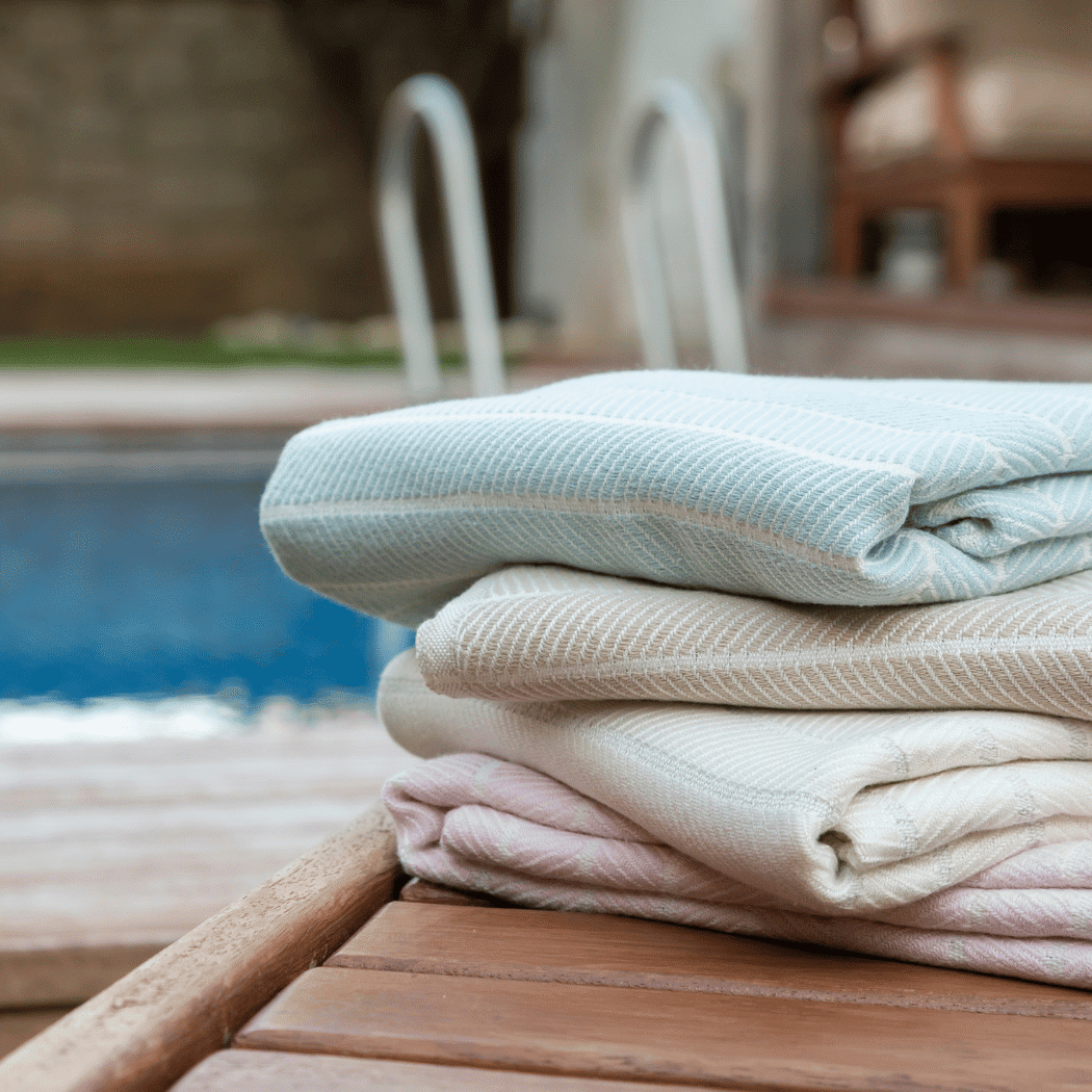 Beach Spa Turkish Hammam Towel Ilva Beige