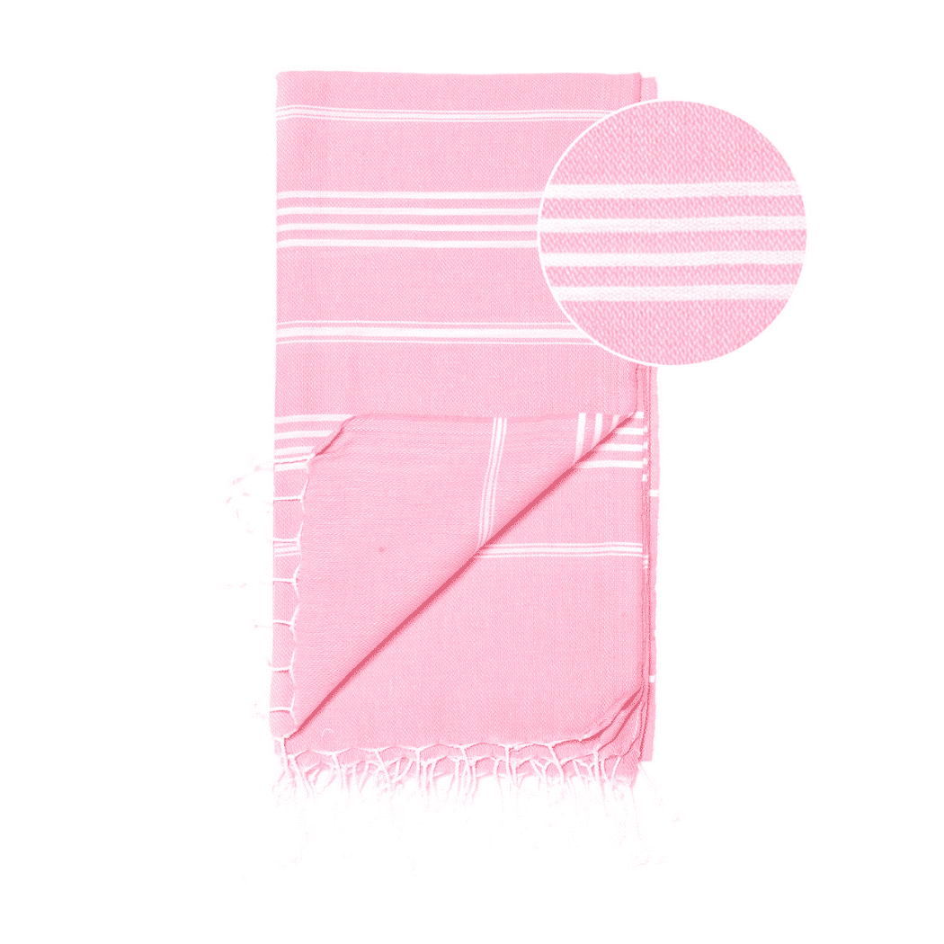 Beach Spa Turkish Hammam Towel Sultan Pink