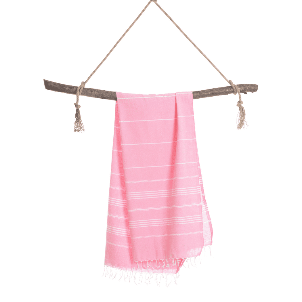 Beach Spa Turkish Hammam Towel Sultan Pink
